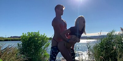 Sparksgowild - Sex By The River Las Vegas Wash Morning