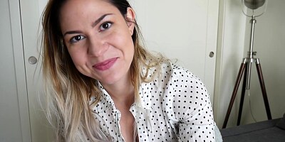 Ashley Alban is drawing you before blowjob