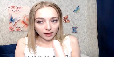 Flawless teen has her holes stimulated