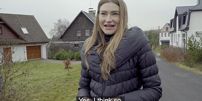 Public Agent Hot Wife Loves a much Bigger Cock than Shes used to
